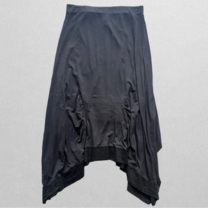 Vintage Cop Copine dark gray charcoal skirt small / medium size 2